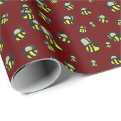 Bienen Geschenkpapier (Rolleneckpunkt)