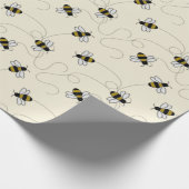 Bienen Geschenkpapier (Ecke)