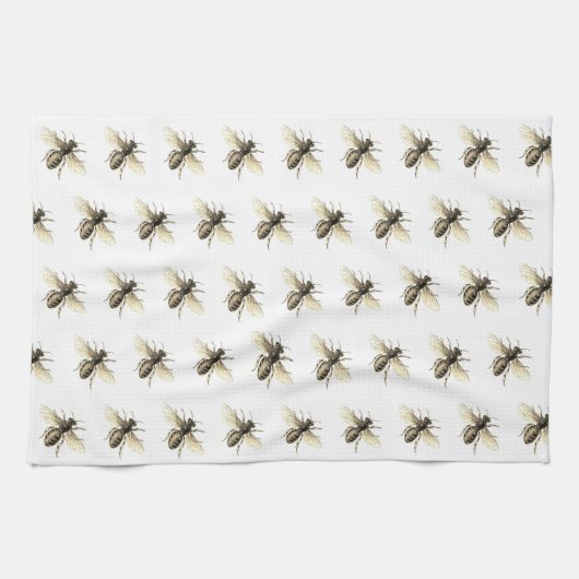 Bienen Geschirrtuch (Horizontal)