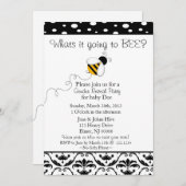 Bienen-Geschlecht decken Einladung auf (Vorne/Hinten)