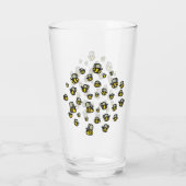 Bienen Glas (Rückseite)