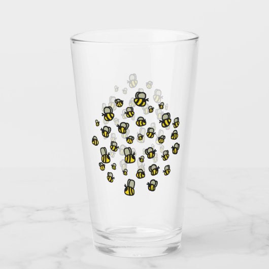 Bienen Glas (Vorderseite)