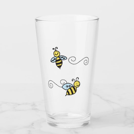 Bienen Glas (Vorderseite)