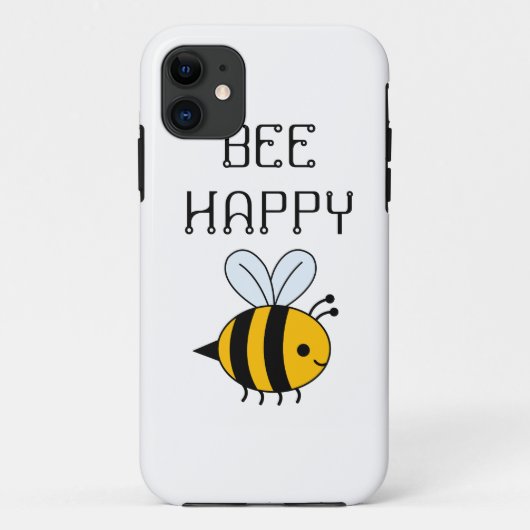 BIENEN-GLÜCKLICHER TELEFON-KASTEN Case-Mate iPhone HÜLLE (Rückseite)
