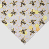 Bienen Gold Honeycomb Seidenpapier (Ausschnitt)