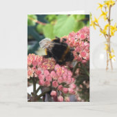 Bienen-Gruß-Karte Karte (Gelbe Blume)