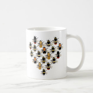 Bienen-Herz-Tasse Kaffeetasse