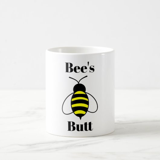 Bienen-Hintern-Kaffee-Tasse Kaffeetasse (Mittel)