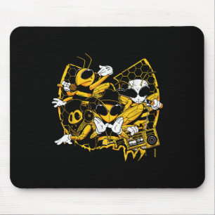 Bienen Hip Hop Old School Rap Music Lover Mousepad