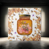Bienen Honey Jar personalize | KERAMIK Fliese
