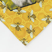 Bienen Honeycomb Instagram DIY Family Foto Collage Fleecedecke (Ecke)