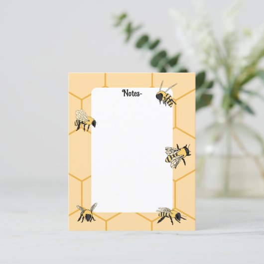 Bienen-Honigwabenpapier (Stehend Vorderseite)