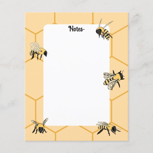 Bienen-Honigwabenpapier (Vorderseite)