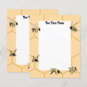 Bienen-Honigwabenpapier (Vorne/Hinten)