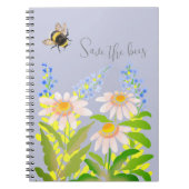 Bienen, Hummeln gerettet Notizblock (Vorderseite)