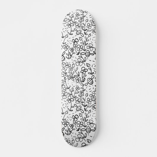 Bienen im Garten Skateboard (Vorne)