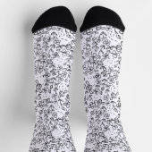 Bienen im Garten Socken (Oben)