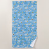 Bienen im Himmel Strandtuch (Vorderseite)