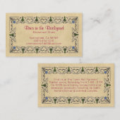 Bienen im Hinterhof-Bienenstock-Sepia Visitenkarte (Vorne/Hinten)