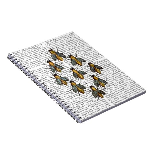 Bienen im Mittelalter 2 Notizblock (Rechte Seite)