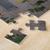 Bienen im Sonnenblumenpflaster-Foto Puzzle (Seite)