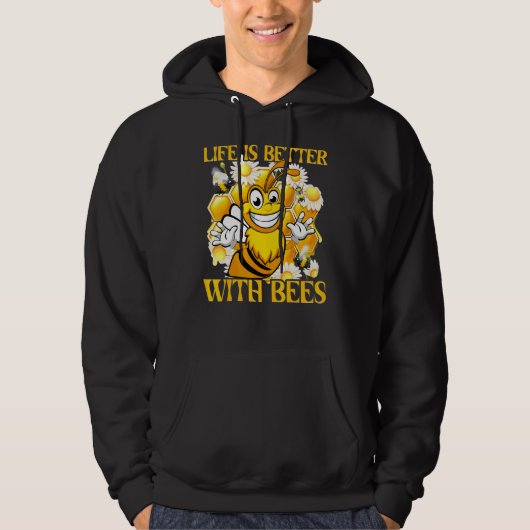 Bienen Imker Spruch 42 Hoodie (Vorderseite)