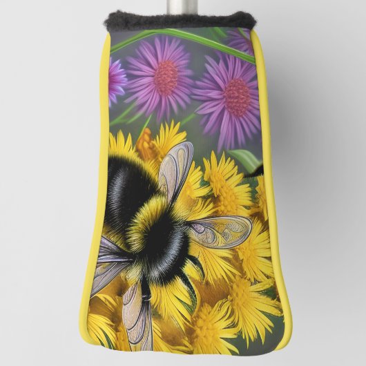 Bienen in einer Blume Golf Headcover (Rotieren 90)