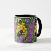 Bienen in einer Blume Tasse (VorderseiteRechts)