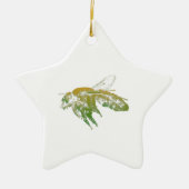 Bienen - Insekten - Honigbiene - Bienenstich Keramik Ornament (Vorne)