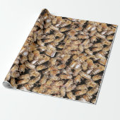 Bienen-Insekten-Packpapier Geschenkpapier (Ungerollt)