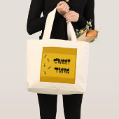 Bienen Jumbo Stoffbeutel (Vorderseite (Produkt))