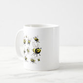 Bienen Kaffeetasse (Vorderseite Links)