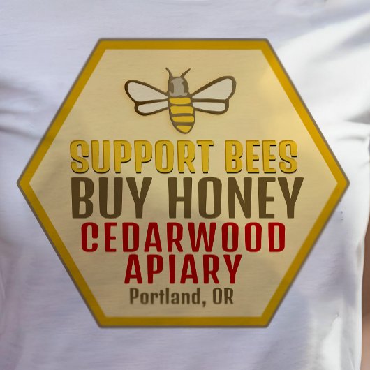 Bienen kaufen Honey Farmer's Market Bee Apiary T-Shirt