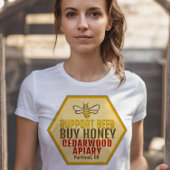 Bienen kaufen Honey Farmer's Market Bee Apiary T-Shirt