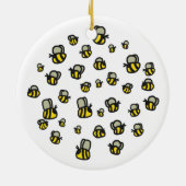 Bienen Keramik Ornament (Hinten)