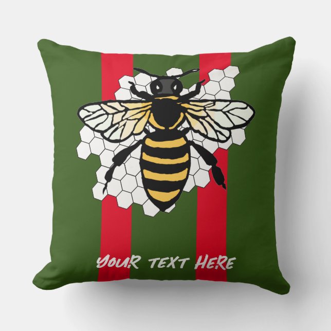 Bienen Kissen (Vorderseite)