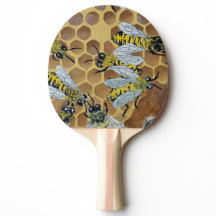 Bienen-Klingeln pong Paddel