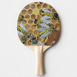 Bienen-Klingeln pong Paddel Tischtennis Schläger
