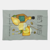 Bienen-Knie-Cocktail Geschirrtuch (Horizontal)