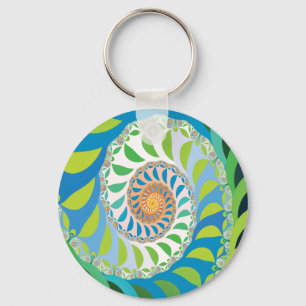 Bienen-Kolonien-Fraktal Schlüsselanhänger