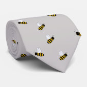 Bienen Krawatte (Gerollt)