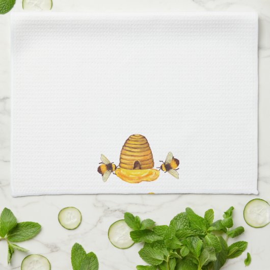 Bienen Küchentücher (Gefaltet)