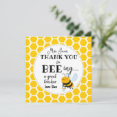 Bienen-Lehrer-Geschenk – Danke, dass du ein großar (Stehend Vorderseite)