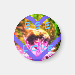 BIENEN-LIEBE-KLEINER MAGNET