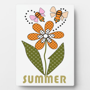 Bienen Liebe Sommer und ich auch Fotoplatte