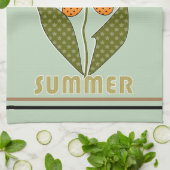 Bienen Liebe Sommer und ich auch Geschirrtuch (Gefaltet)