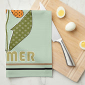 Bienen Liebe Sommer und ich auch Geschirrtuch (Viertel Falte)