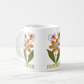 Bienen Liebe Sommer und ich auch Kaffeetasse (Vorderseite Links)
