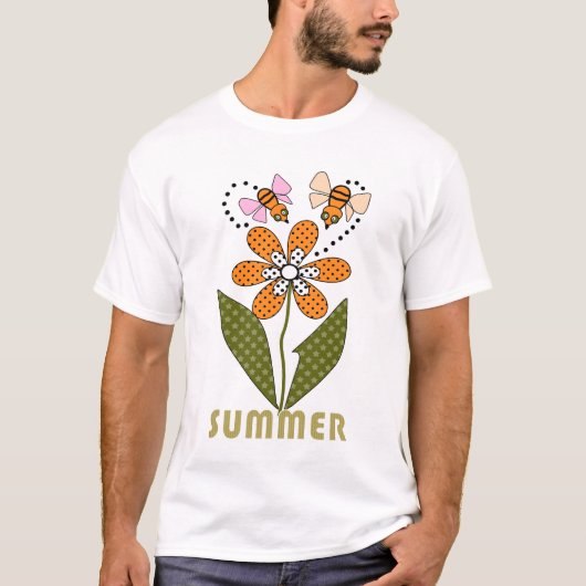 Bienen Liebe Sommer und ich auch T-Shirt (Vorderseite)