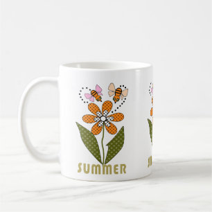 Bienen lieben den Sommer und ich auch Kaffeetasse